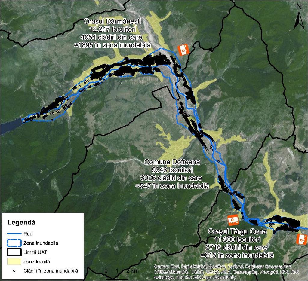 Activitatea 4.5. Evidentierea si cartarea rutelor de acces neinundabile in scopul realizarii planurilor de interventie si evacuare din avalul barajelor de test Barajul Poiana Uzului D20.