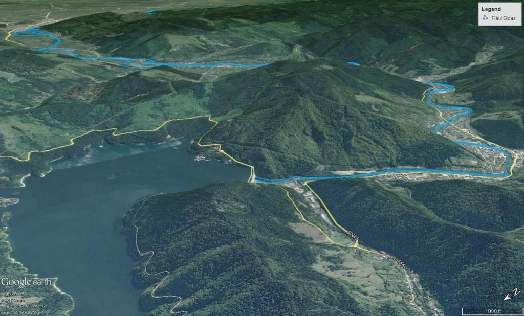 Impactul inundațiillor provocabile de ruperea barajului Izvorul Muntelui Pentru Barajul Izvorul muntelui