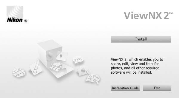 Asiguraţi-vă că utilizaţi cea mai nouă versiune a ViewNX 2, care este disponibilă pentru descărcare de pe site-urile web enumerate la pagina xii, deoarece este posibil ca versiunile mai vechi care nu
