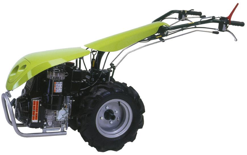 MOTOCULTOR MONDIAL GREENY CARACTERISTICI TEHNICE Motor: 4 timpi benzina sau diesel, 7.5 CP 10 CP, 3.600 rpm, racire aer. Pornire: franghie sau recul. Capac motor: verde sau rosu.