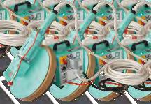 8 kw, 230V, 50 Hz Diametru paleta slefuire 370 mm Viteza rotatie disc 1 rpm Greutate slefuitor 6 kg, greutate unitate 15 kg, bidon apa