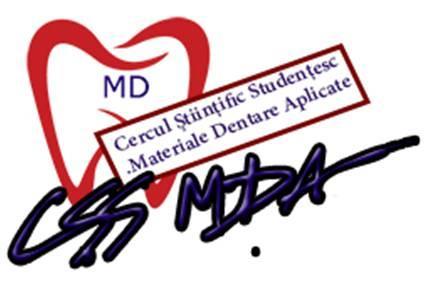 Facultatea de Medicină Dentară, UMFST Târgu-Mureş REGULAMENT Cercul Științific Studențesc MDA (Materiale Dentare Aplicate) (în cadrul disciplinei de Morfologia dinților și arcadelor dentare,