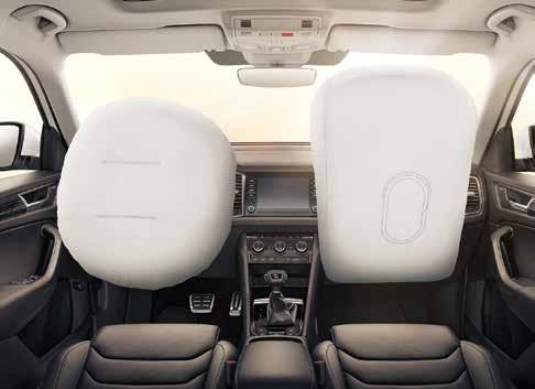 Airbag-uri laterale faţă şi spate Aceste airbag-uri protejează zona pelviană şi pe cea