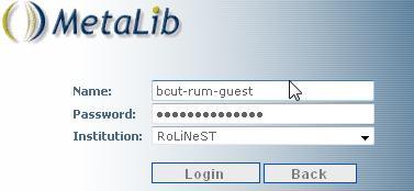 Identificarea unui utilizator al BCUT Pentru a utiliza interfața pregătită pentru utilizatorii bibliotecii