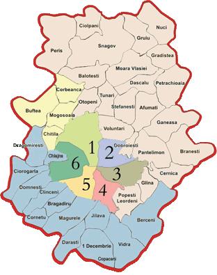 Municipiul Bucureşti este împărţit în 6 sectoare administrative, fiecare conduse de o primărie proprie.