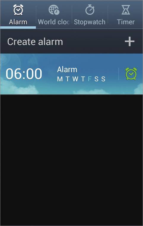 Utilităţi Ceas Utilizaţi această aplicaţie pentru a seta alarme, pentru a verifica ora în orice locaţie din lume, pentru a măsura durata unui eveniment, pentru a seta un temporizator sau pentru a