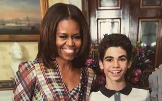 Michelle Obama, omagiu emotionant adus starului Disney Cameron Boyce, care a murit la 20 de ani FOTO Andreea Neblea, La trei zile dupa ce actorul american Cameron Boyce, star al productiilor Disney