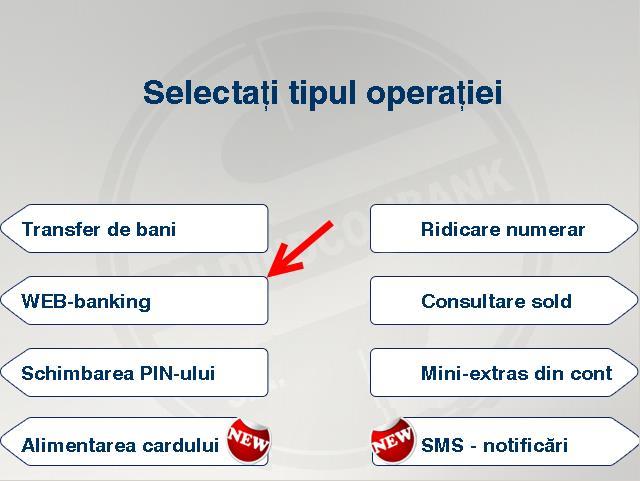 Abonarea la sistemul MICB Web Banking necesită o confirmare prin introducerea parolei de unică folosință (OTP) expediată de Bancă la numărul Dvs.