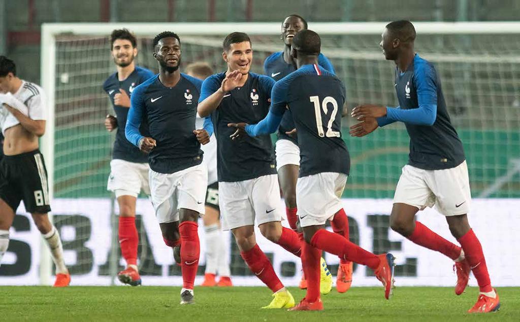 Franța stelară Jucători deja celebri, tineri cu potențial uriaș, toți din Ligue 1, Bundesliga sau Premier League: francezii se anunță o favorită la câștigarea trofeului!