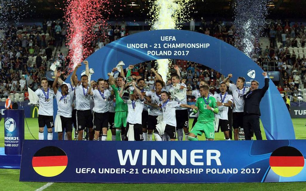 POVESTEA EURO U21 SPECTACOLUL TINERELOR TALENTE Campionatul European se află la ediția 22 în format Under 21 și propune, prin istoria sa, o radiografie provocatoare a talentelor continentale care