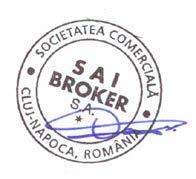 La nivelul SAI Broker SA au fost intocmite si implementate proceduri si reglementari interne de remunerare In cadrul SAI Broker SA, salariul de baza reprezinta elementul fix al remunerarii si