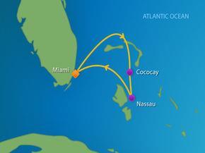 Ziua 11, 17 iunie: CocoCay, Bahamas Dupa micul dejun, vom putea sa vizitam insula CocoCay din arhipelagul Bahamas, insula inconjurata de o apa translucida si nisip alb, destinatie certificata eco,