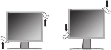 Modurile Vedere/Portret Monitorul LCD poate opera în modul Vedere sau Portret.