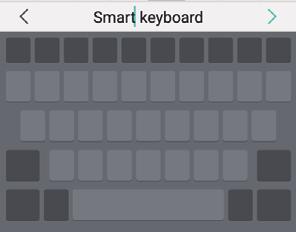 Moving the cursor With Smart keyboard, you can move the cursor to the exact position you want.