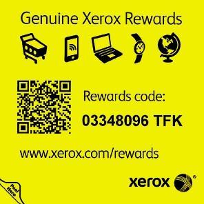 Caută eticheta de autentificare de pe consumabil Atunci când achiziționați un consumabil Xerox pentru un echipament Xerox, asigurați-vă că eticheta de autentificare este lizibilă Codul ce trebuie
