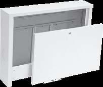 Cutii pentru încălzirea prin pardoseală cutie de perete SWN-OP pentru distribuitor-colector fără şi cu unitate de amestec GRUPA: D Dimensiune (W S G) [mm] 10 / 3 (710 580 140) 1446180000 1100-OP 20
