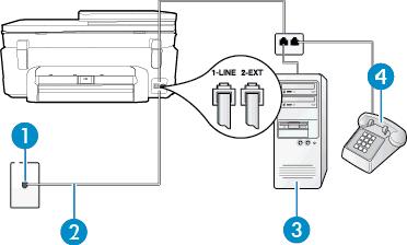Capitol 12 Deoarece modemul pentru computer partajează linia cu imprimanta, nu puteţi utiliza simultan modemul şi imprimanta.