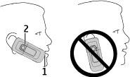 Funcții de apelare Zgomotul preluat de un microfon secundar este elimnat din semnalul microfonului principal în care vorbiți.