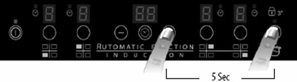 Indicator pentru oală aşezată incorect sau pentru absenţa oalei. Dacă oala nu este compatibilă cu plita dv.