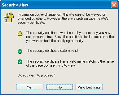 Funcţii de securitate Pentru utilizatorii Windows XP şi Windows Server 2003 8 a Porniţi browserul web.