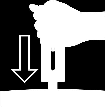 Figura 8 Puteţi auzi un prim clic la începutul injectării.