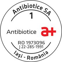 Concluzii Antibiotice in semestrul I 2010: ocupa locul patru in topul companiilor generice din piata Romaniei cu o cota de piata de 6,61%; crestere a exportului cu 35% fata de perioada similara a