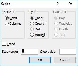 2.3.1 Folosirea comenzii AutoFill O funcţie foarte utilă a programului Excel este funcţia AutoFill, cu ajutorul căreia se poate crea rapid o foaie de calcul prin completarea automată a unui domeniu