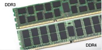 Caracteristică/Opţiune DDR3 DDR4 Avantaje DDR 4 tck DLL dezactivat 10 MHz 125 MHz (opţional) De la o valoare nedefinită până la 125 MHz Suport complet DLL-off Latenţă la citire AL+CL AL+CL Valori