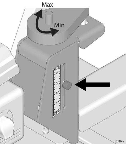 Utilizarea 2. Folosiți selectorul de control al presiunii pentru a seta indicatorul presiunii la 2-3. Tehnică de tăiere Aceste setări au doar rol de recomandare.
