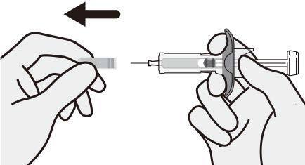 Pasul 3 Pregătiţi locul de injectare Ştergeţi pielea la locul de injectare ales cu un tampon cu alcool. Aşteptaţi ca pielea să se usuce singură; nu o uscaţi suflând peste ea.
