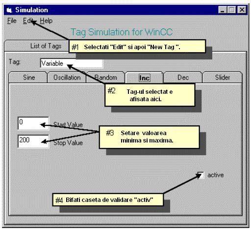 3.2.8 Utilizarea simulatorului Dacă WinCC-ul nu este conectat la un PLC, puteţi utiliza simulatorul pentru a testa proiectul dumneavoastră.