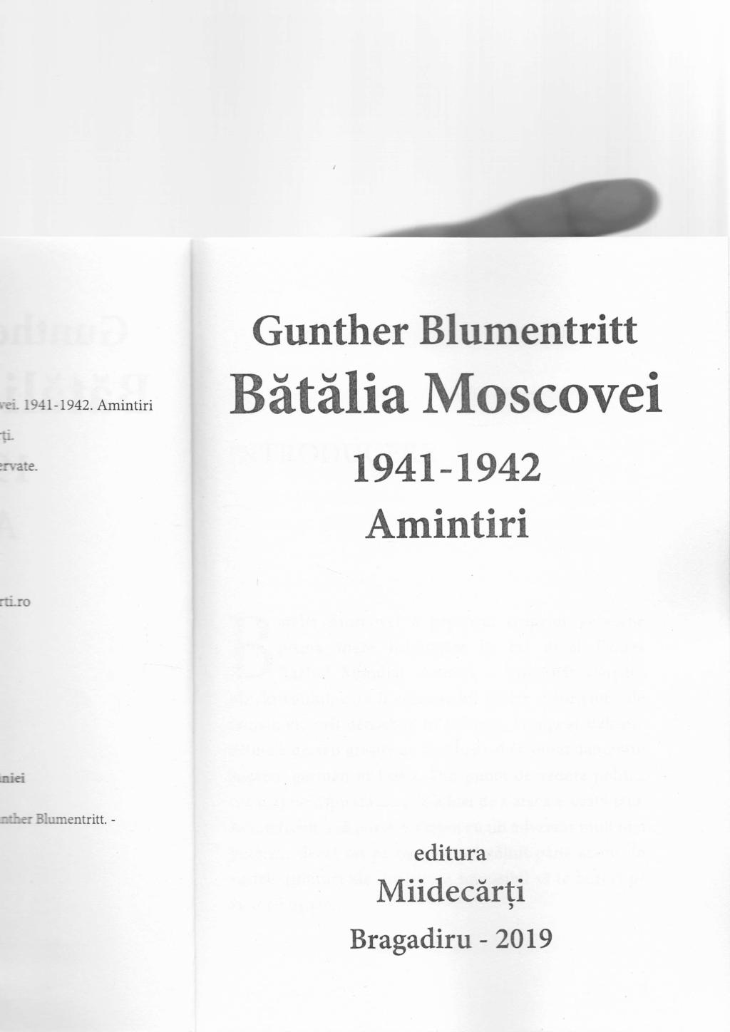 Gunther Blumentritt BeteHa Moscovei