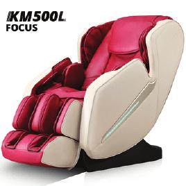 Fotoliu de masaj Komoder KM500L 3D Focus Zero Gravity cu încălzire la picioare și la spate, program de stretching, leduri, space saver. Un fotoliu perfect pentru casă sau apartament.