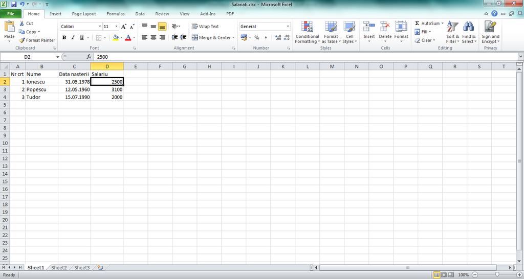 Capitolul 1 Interfaţa utilizator şi personalizarea mediului de lucru Excel Microsoft Excel este un program de calcul tabelar inclus în suita Office, care organizează şi gestionează date sub un tipar