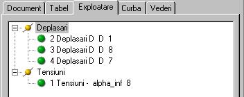 Exploatare* Toate vederile de exploatare create în etapa de post-procesare pot fi găsite în tab-ul "Exploatare" din generatorul de note de calcul.