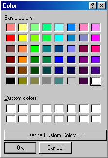 Definiţi o culoare şi executaţi clic pe "OK" pentru a aplica. Activaţi opţiunea "Degrade" pentru a obţine un efect de nuanţare a culorii de fond.