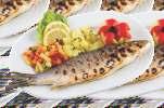 PESTE, FRUCTE DE MARE / FISH, SEE FOOD / PASTRAV LA GRATAR (100g) / GRILLED TROUT