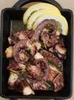 sos de lamaie si usturoi octopus with lemon and garlic sauce 46 lei SURIMI ( 100 g )