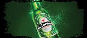 Draught Beer The perfectly served draft offers you a fresh beer and authentic experience. Heineken 12.9 400 ml Ciuc Premium lager 8.9 250 ml Ciuc Premium lager 9.9 400 ml Ciuc Weizen 11.