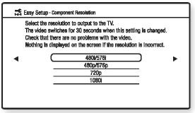 selectează Auto sau 1080p. La conectarea simultană a altor echipamente, apăsaţi RETURN (Revenire) pentru a reveni la pasul 6 şi schimbaţi setarea TV Connection Method (Metodă conexiune TV).
