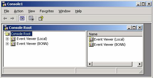 Au fost adăugate două aplicaţii Event Viewer în consola mmc, după care, aceasta ar putea fi salvată undeva pe discul local sau