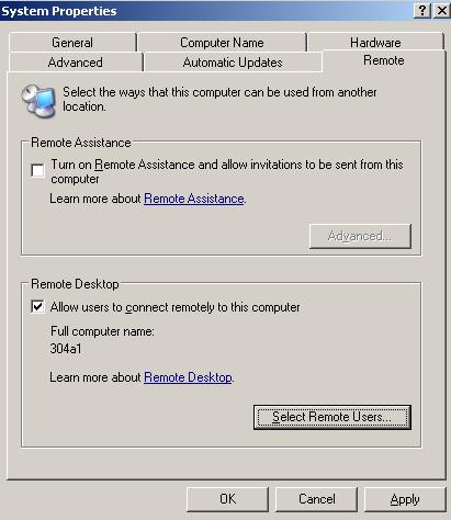 Remote Desktop pentru administrarea de la distanţă a unui server Administrarea unuia sau a mai multor calculatoare de la
