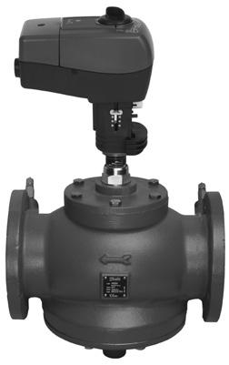 Fișă tehnică Robinet de echilibrare și de reglare independent de presiune AB QM DN 10 250 Robinetul AB-QM echipat cu servomotor este un robinet de reglare cu