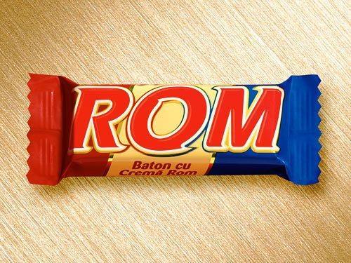 Batonul cu ciocolată românesc ROM Din 1964 și până astăzi, Rom a devenit o părticică din istoria românilor.