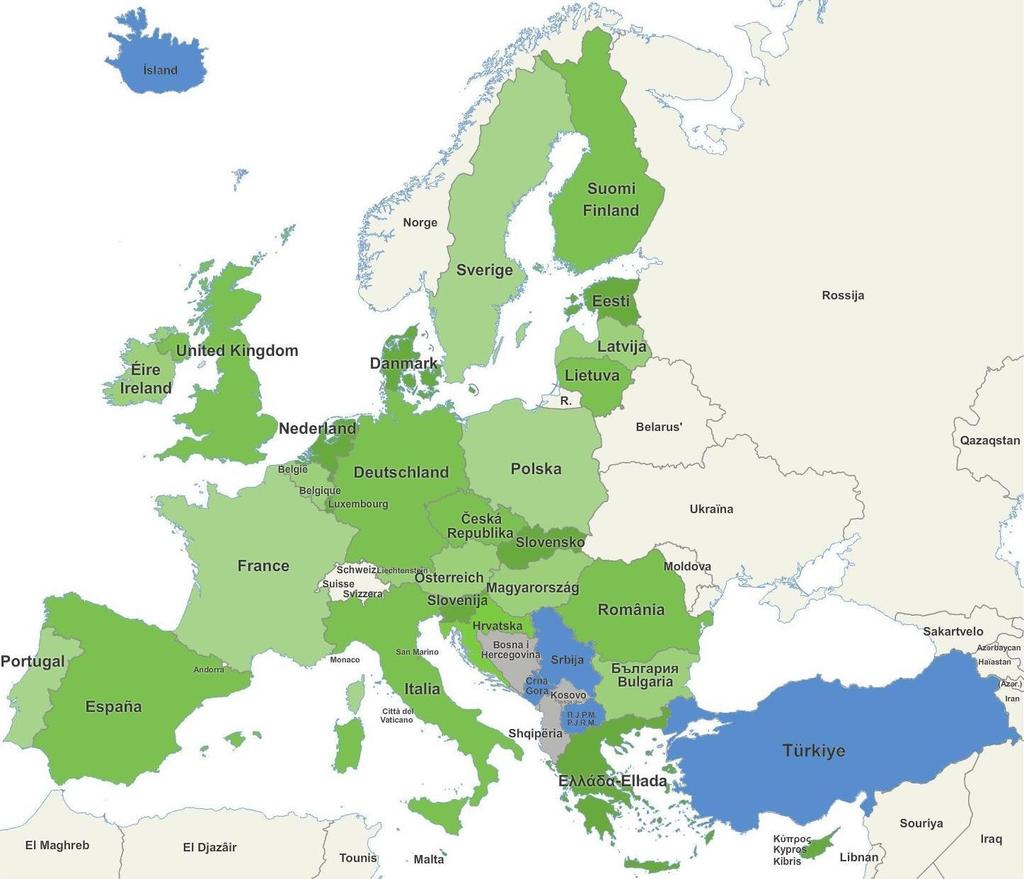 UNIUNEA EUROPEANĂ EU 28 State