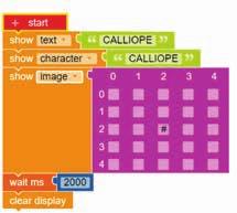 TIC Info clasa a VII-a Structura liniară Trage blocurile grafice în Zona de Programare, deschide Zona de Simulare și urmărește-i pe Calliope și micro:bit!
