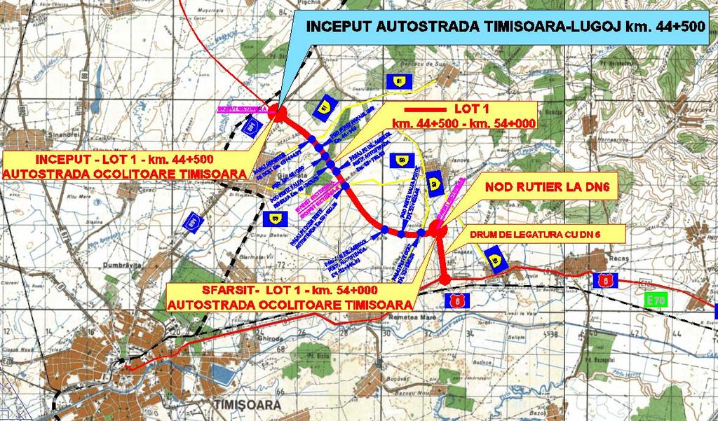 1,058,671,695 899,870,941 POST/2012/1/1/007 Constructia autostrazii Timisoara - Lugoj si variantei de ocolire a orasuluii Timisoara la standard de autostrada Data semnare Contract de finantare