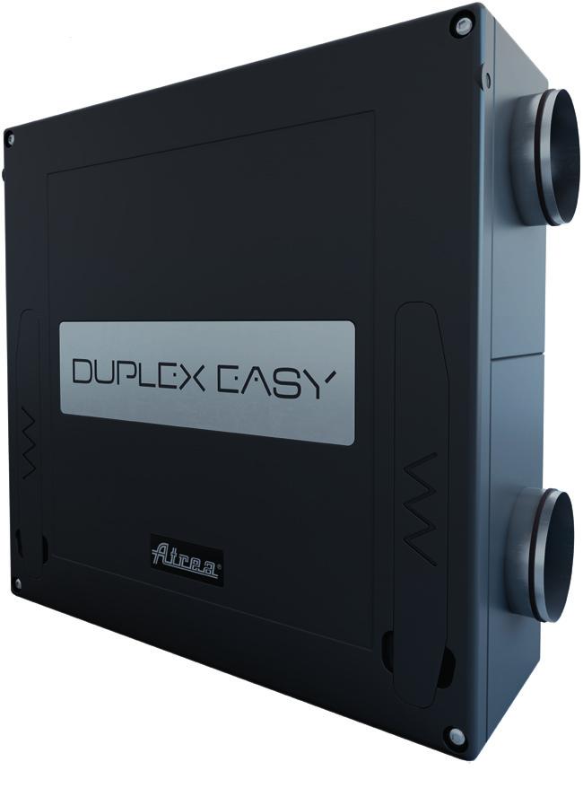 DUPLEX Easy AVANTAJE COMPETITIVE Noua linie de sisteme de ventilatie cu recuperare de caldura DUPLEX Easy respecta ultimele cerinte de calitate si design.