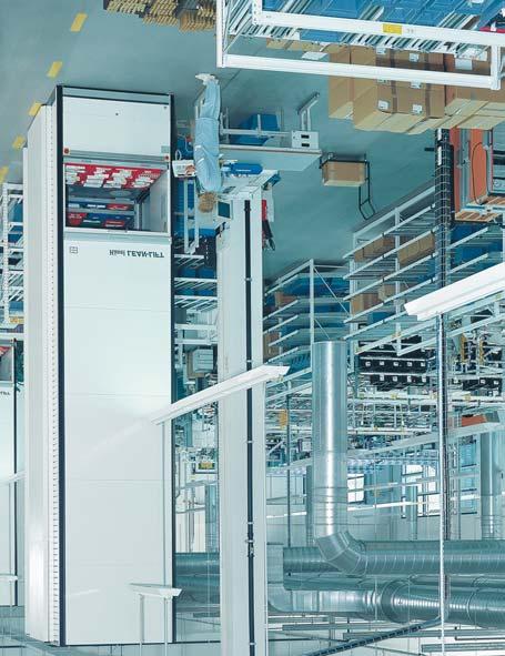 Lean-Lift Capacitate mare de depozitare şi acces rapid la materialele stocate Echipare cu barieră de fotocelule pentru detectarea automată a înălţimii reperelor depozitate Modul de control al
