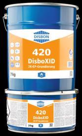 (denumire veche: Disboxid 420 E.MI Primer) DisboXID 420 2K-EP-Grundierung Premium Răşină epoxidică bi-componentă, fluidă, transparentă, pentru grunduirea pardoselilor minerale.